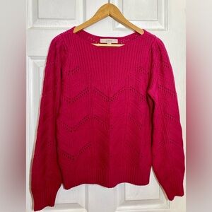 LOFT Women's Vibrant Fuchsia Sweater